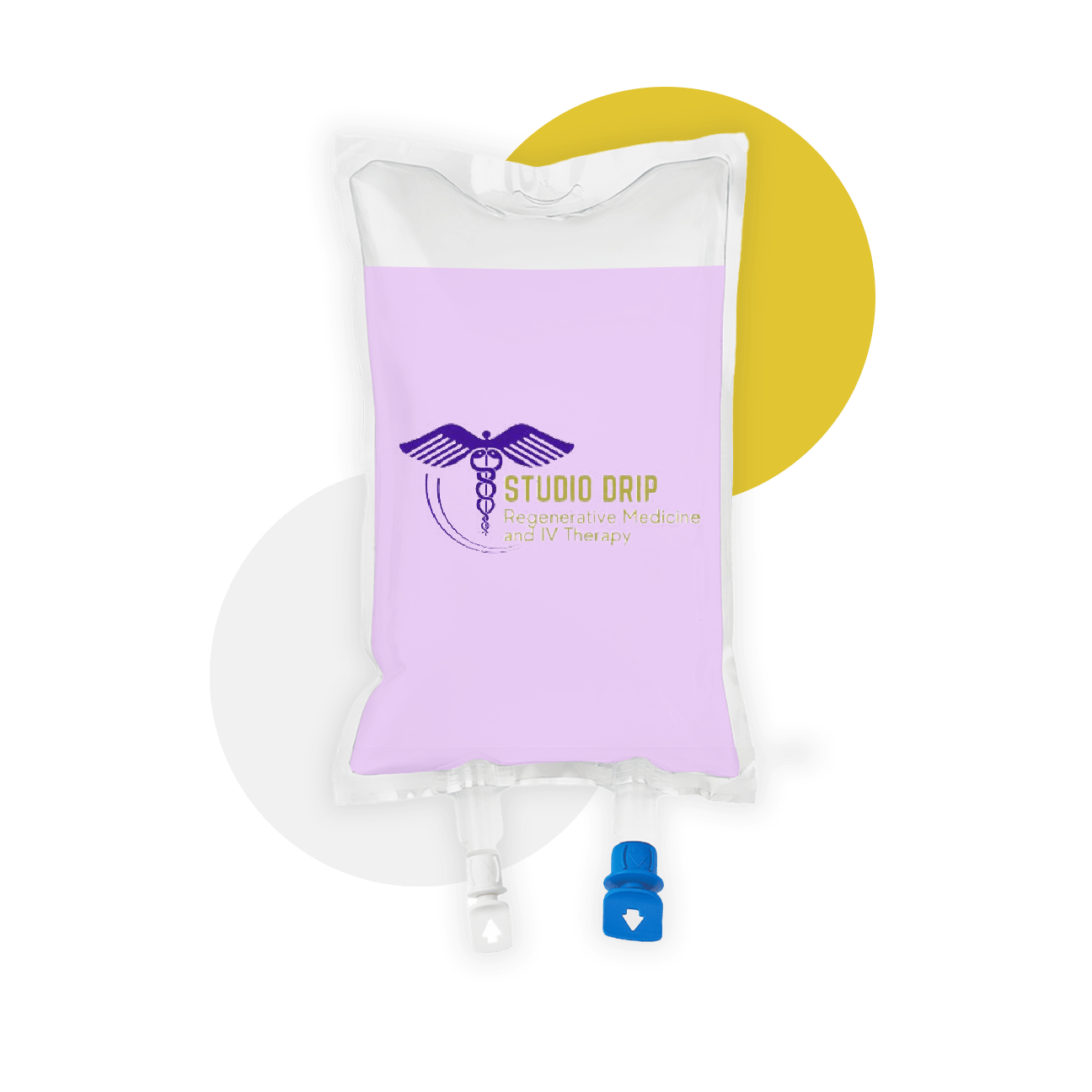 purple iv bag
